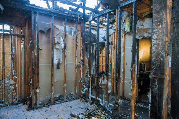 Professional Fire Damage Removal technician working in Vermillion, SD